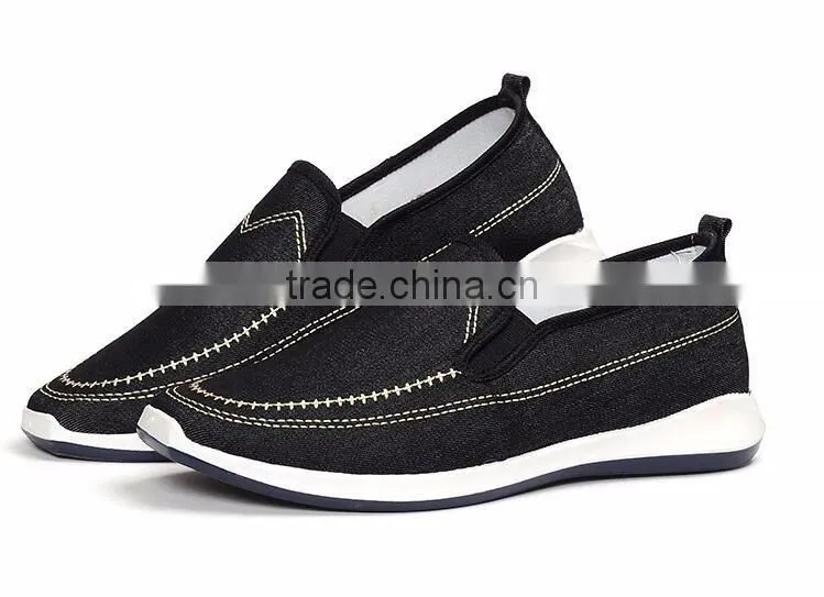 High quality canvas casual shoes men walking sneakers china factory