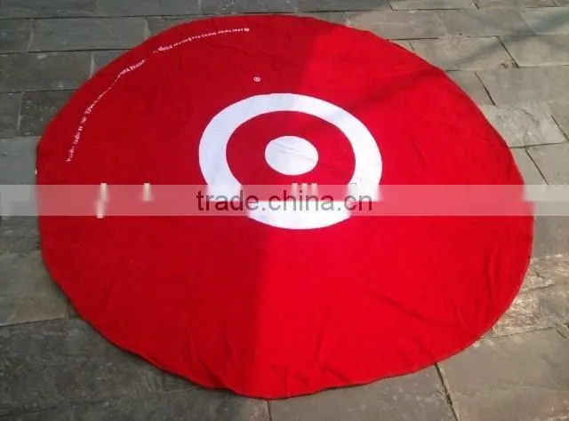 Custom Design Print 100% Cotton Round Beach Towels