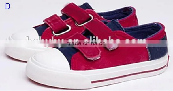 wholesale kid white canvas shoes