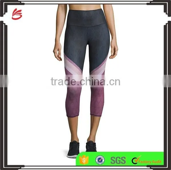 Hot sale 2017 custom dry fit yoga leggings wholesale new mix Compression Pants Women Fitness Leggings