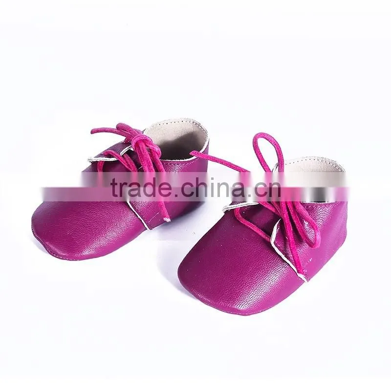 sheep skin baby genuine leather shoes, italian leather baby shoes