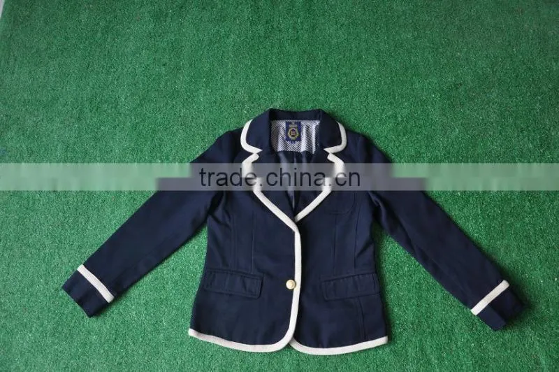 high quality classic design primary school uniform jacket