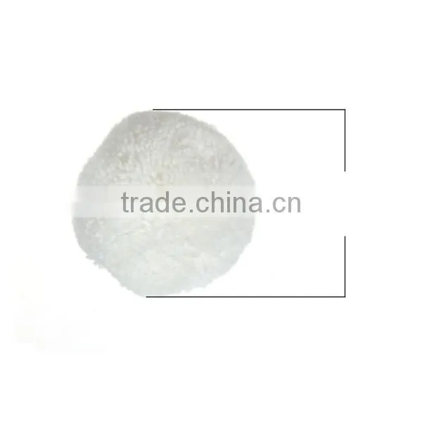Cashmere Pom Pom Balls DIY Craft Decoration White Round 40mm Dia.