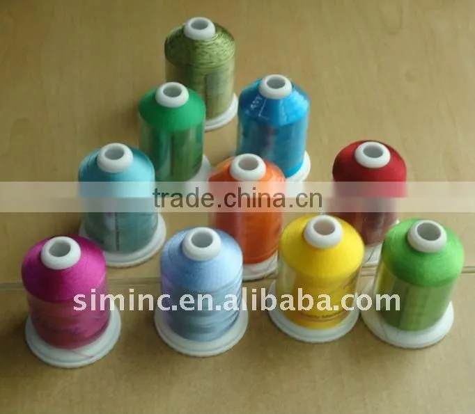 Rayon or viscose space rayon embroidery thread with good quality