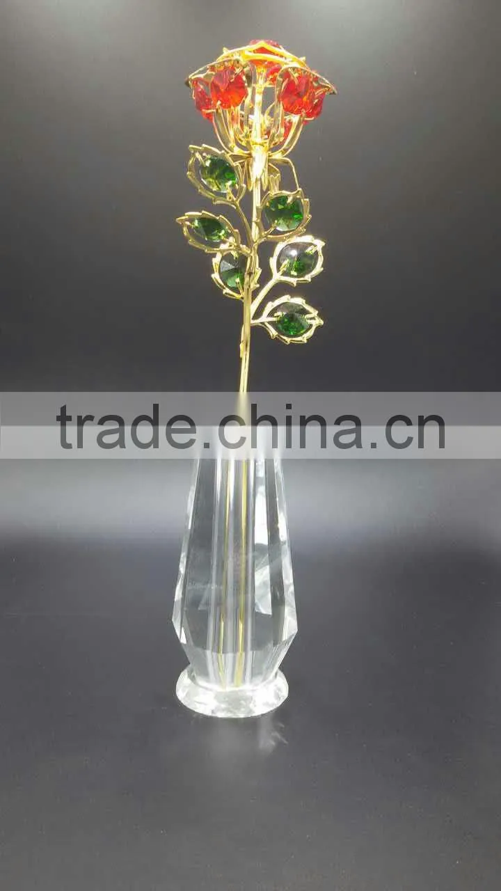 crystal rose for wedding