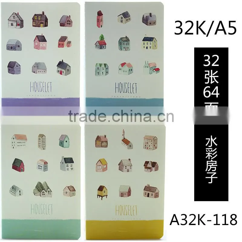 Hot Sale Cartoon notebook sewing exercise notebook for students