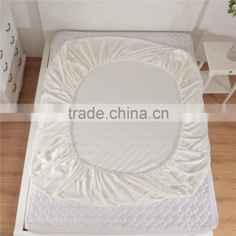 2017 NEW DESIGN SUPER SOFT MICROFIBER MILK WHITE 4PCS BEDDING SET