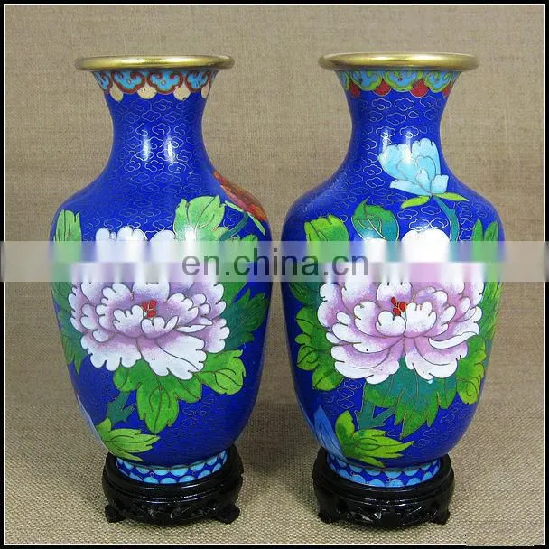 Antique Vintage Chinese Cloisonne Vases