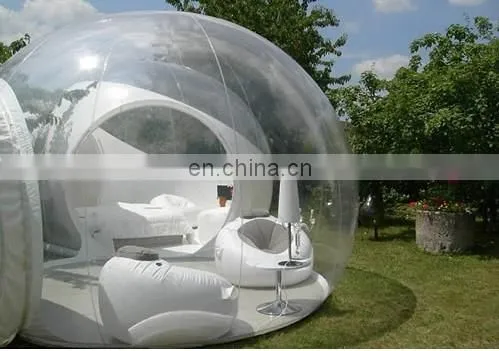 New romantic inflatable bubble camping tent,inflatable transparent tent