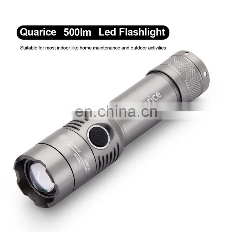 wholesale price build in Lithium-ion battery rechargeable led flash torch night light with socket