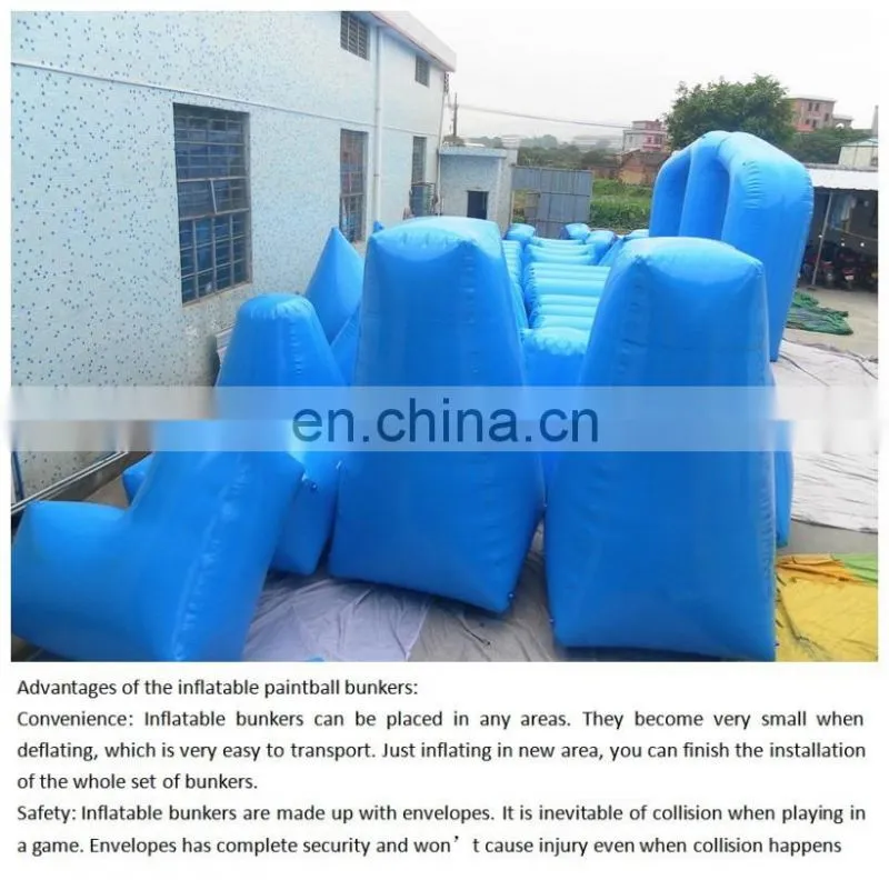 inflatable paintball bunkers for sale, inflatable paintball accessories