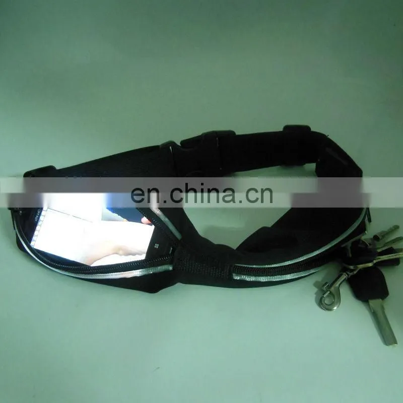 led belt led belt light Sport belt with pounch