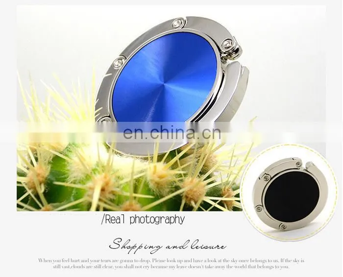 Different colors Metal with plastic flower plastic bag hanger