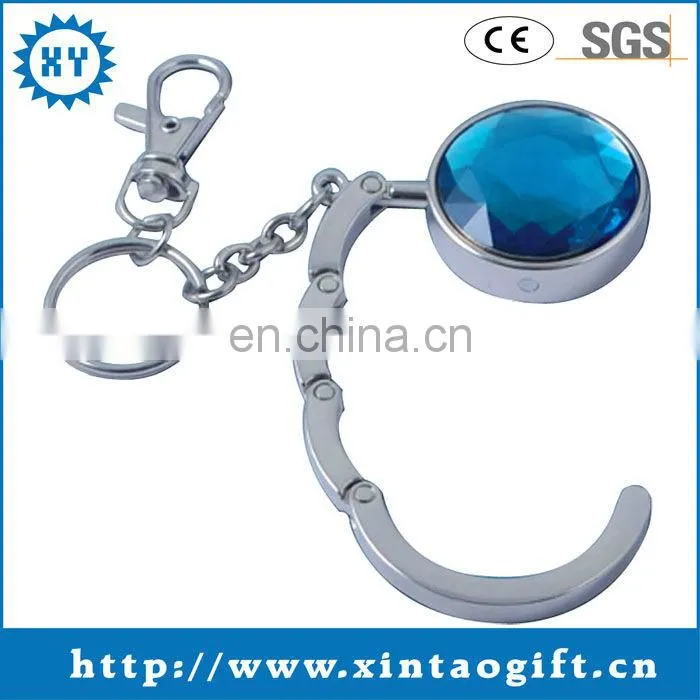 2017 Factory Wholesale Foldable Purse Hook with Keychain