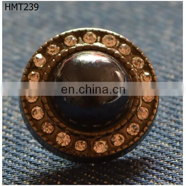 metal custom jeans button