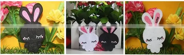 Custom sequin label embroidery patch for shirt, clothes