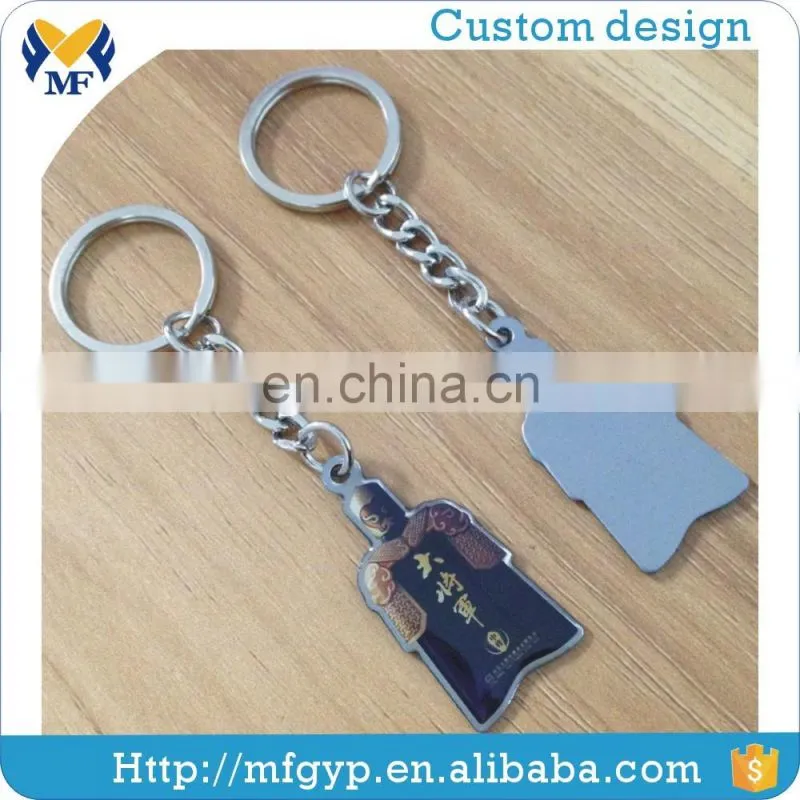 Metal shopping cart coin chip token keychain