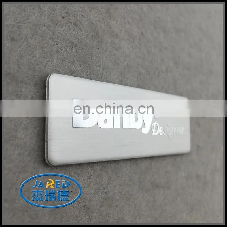 aluminum oval furniture label