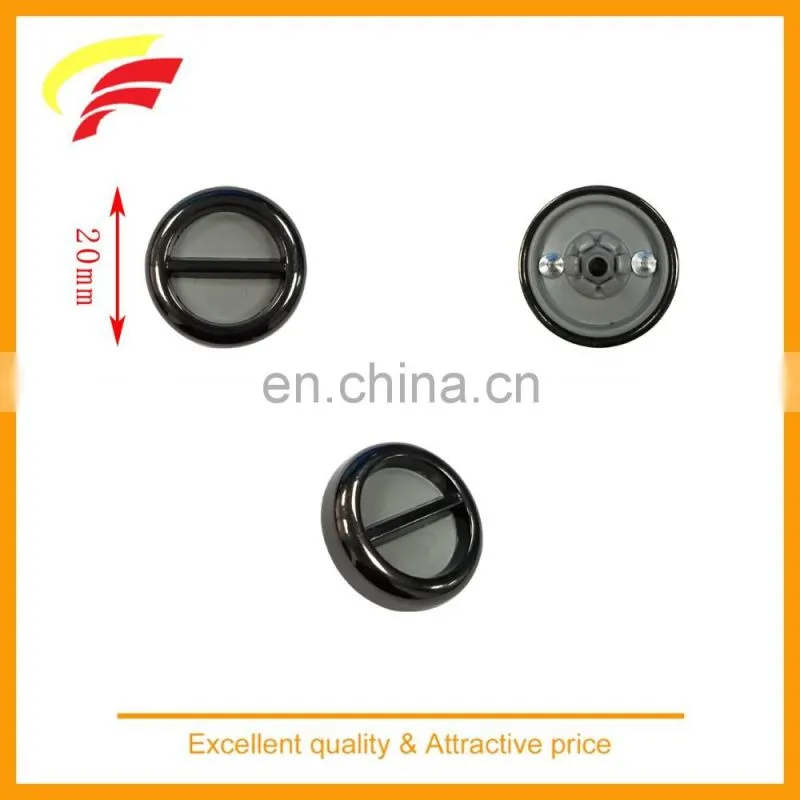 18mm metal custom snap button with debossed logo for clothing F1250