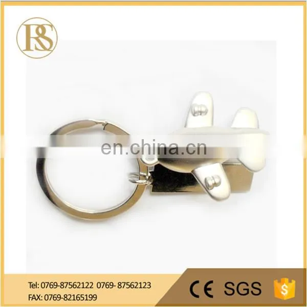 Airplane model key ring;Exquisite aircraft key ring