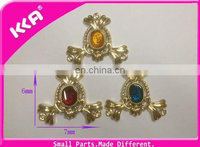 Latest design plastic woman shoes buckle decration