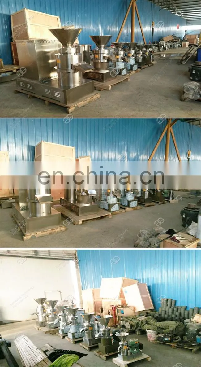 Semi Automatic Macadamia Ground Nut Paste Making Machine Peanut Butter Production Line