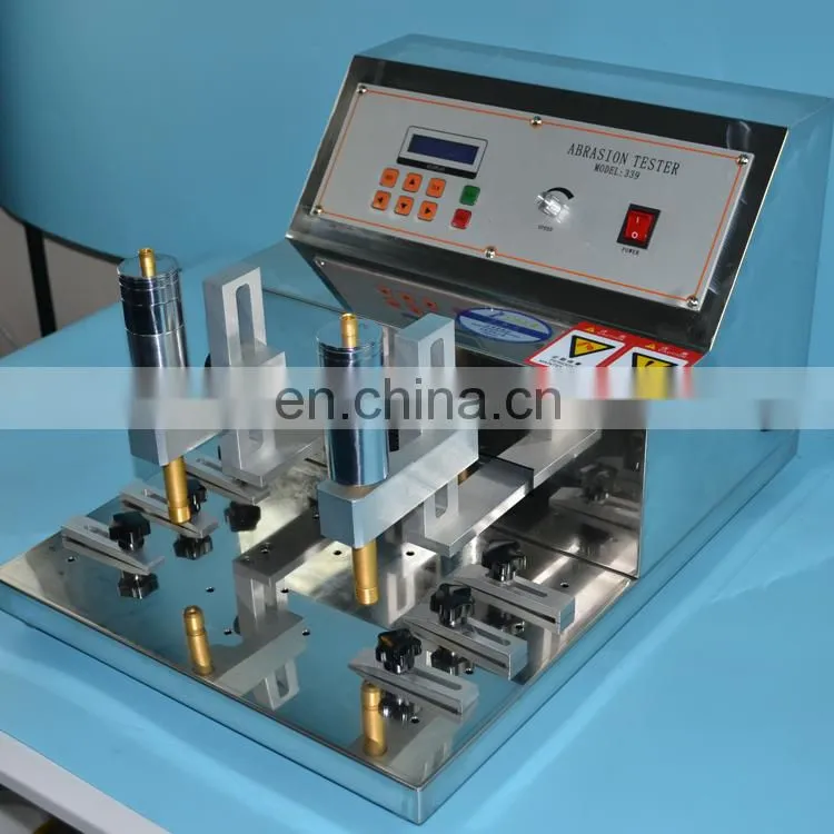 Quality assurance screen for surface tester scratch-abrasion wear abrasion testing machine