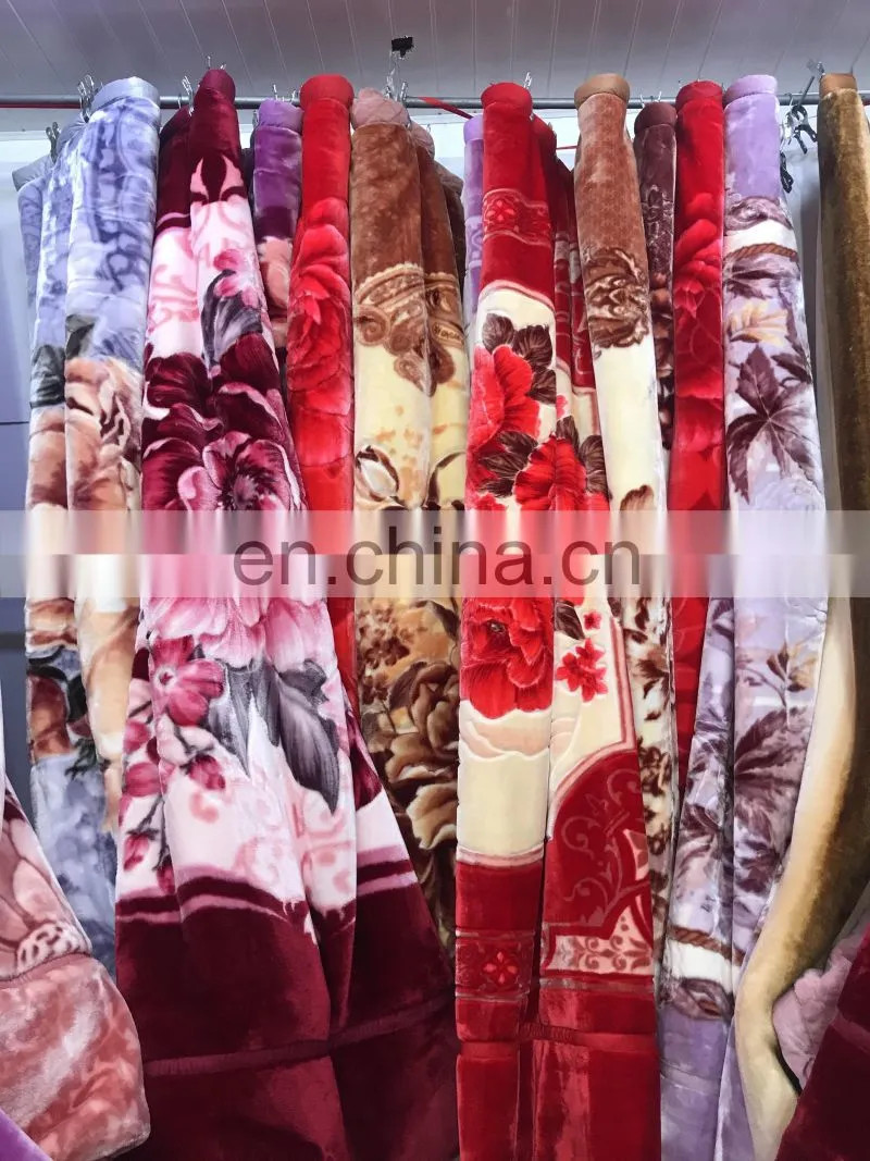 Fresh Double Layer Raschel Blanket Machine Washable