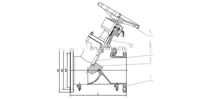Bundor PN16 SP45F DN20-DN600 Digital lock balance valve