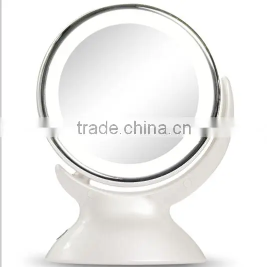 Battery supply Lighted Desktop makeup mirrors