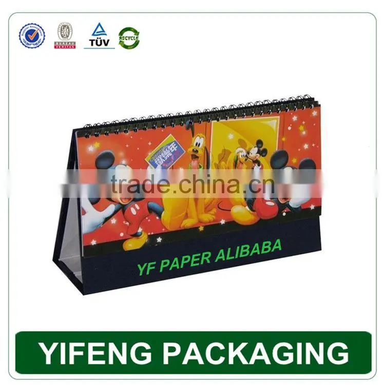 2015 wholesale custom calendar printing/high quality photo wall calendar printing