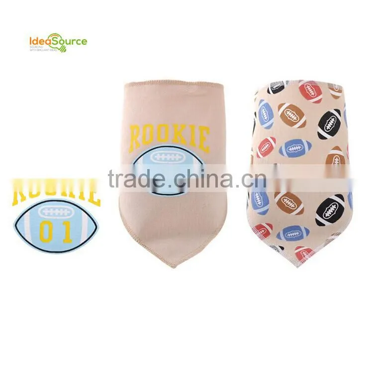 2016 new design baby bibs, lovely triangular bandage