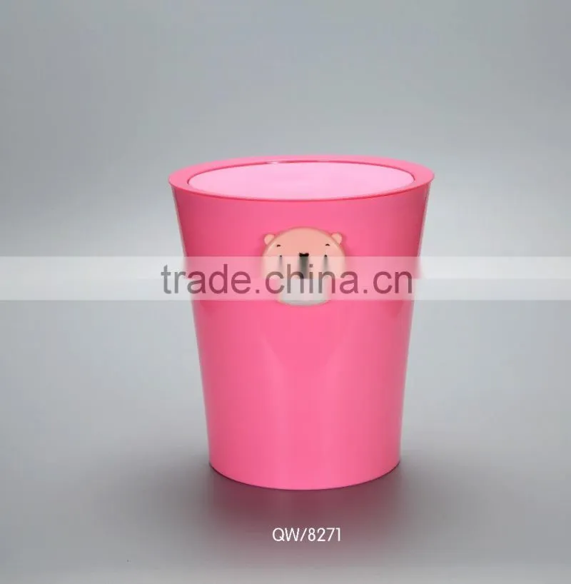 Plastic Mini mushroom Table Trash Can/waste bin