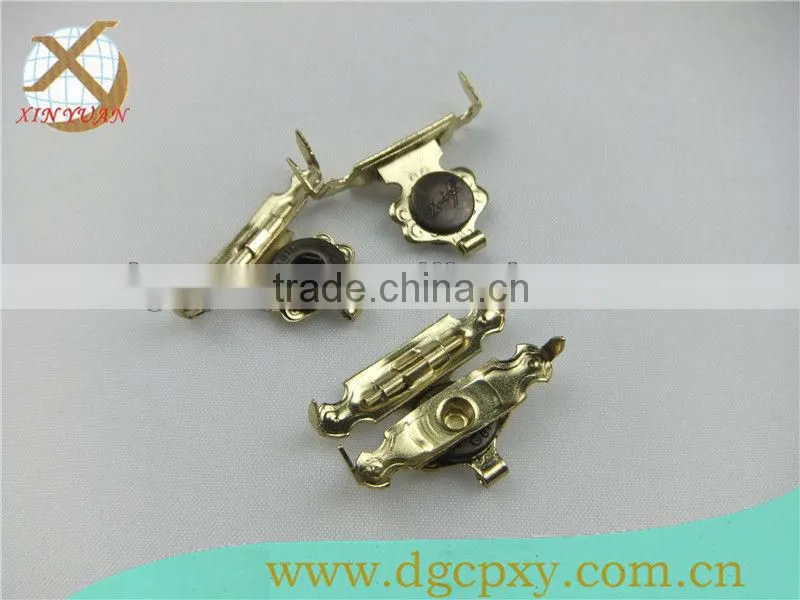 Fashion jewelry cigar wooden box clasp snap button clasps box lock