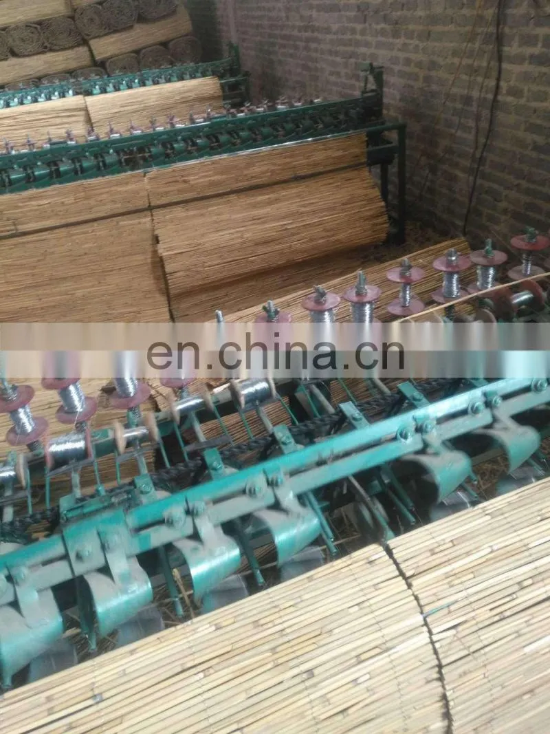 Bamboo weaving knitting machine reed weaving machine