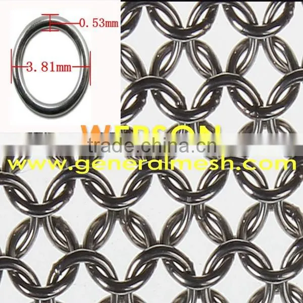 Stainless steel ring mesh gloves for cutting resistance ,304,316 | generalmesh