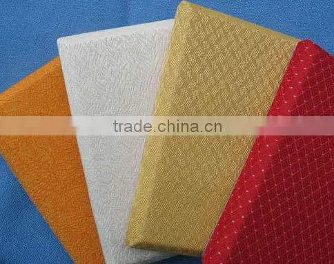 Cinema good decoration soundproof fabric panel