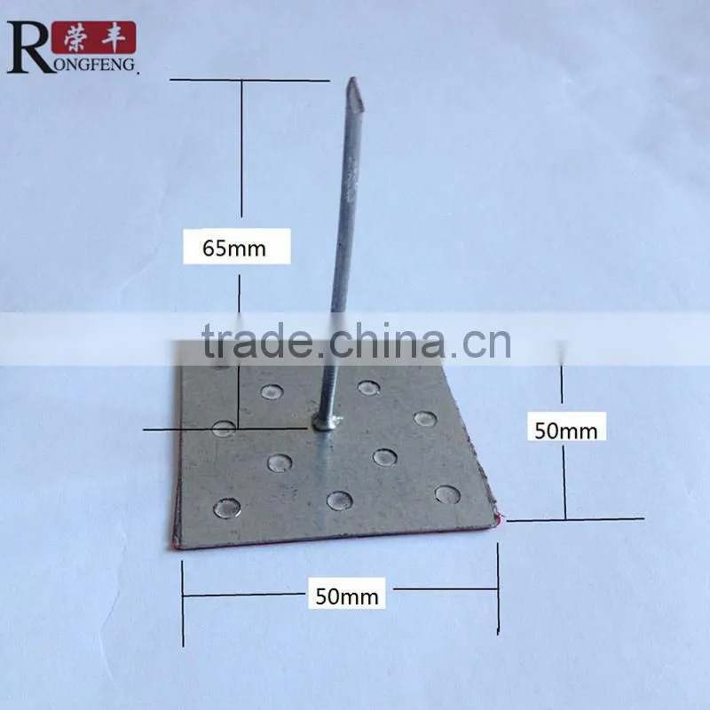 25*25mm 35*35mm 50*50mm Iron/ Alu/ Steel material insulation pin