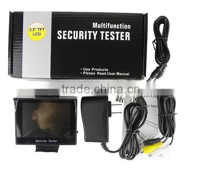 LCD 3.5 inch monitor CCTV security camera tester