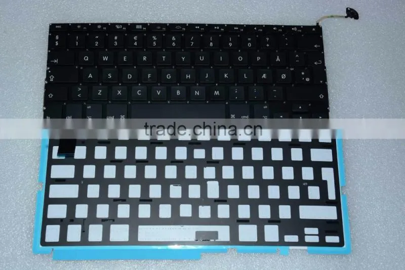 Factory Danish Design keyboard Replacement LED Backlight For Macbook Pro 15" A1286 2008-2012