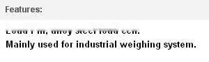 IP67 wind speed sensor of load pin steel alloy