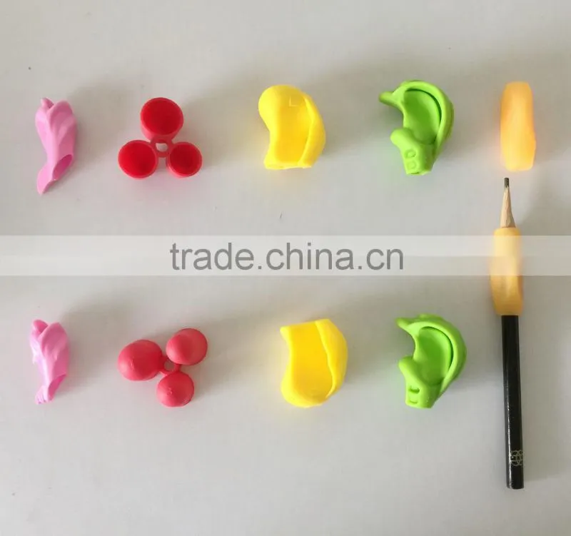 Cheap Promotion Silicone Pencil Grip/Rubber Fingertip Grips/Pen Holder