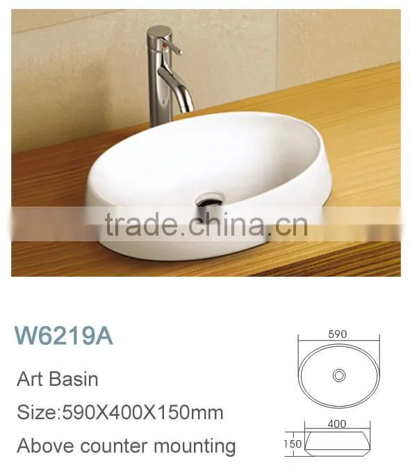 Alibaba made in china bathroom ceramic circular basin
