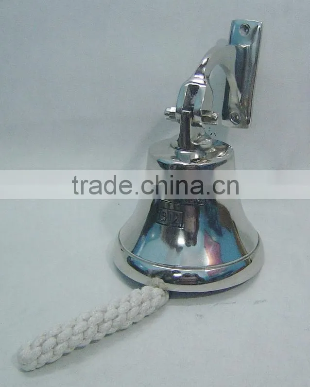 Brass Nautical Bell Wall Hanging