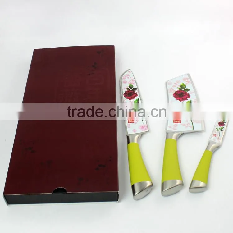 Professional high quality stainless steel knife set