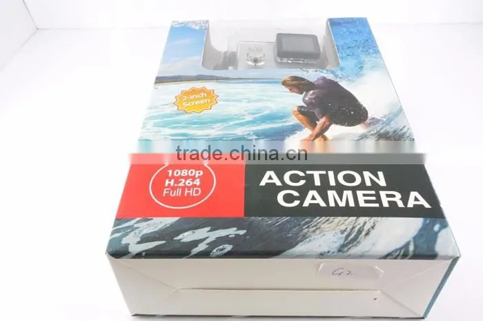G2 2016 hot selling waterproof action cameras with wifi Professional Sports Camera