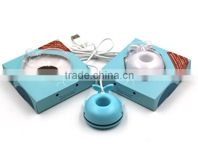 Whales USB Humidifier Suitable for Power of PC Power Adapter Car Charger Car air purifier Household mist maker