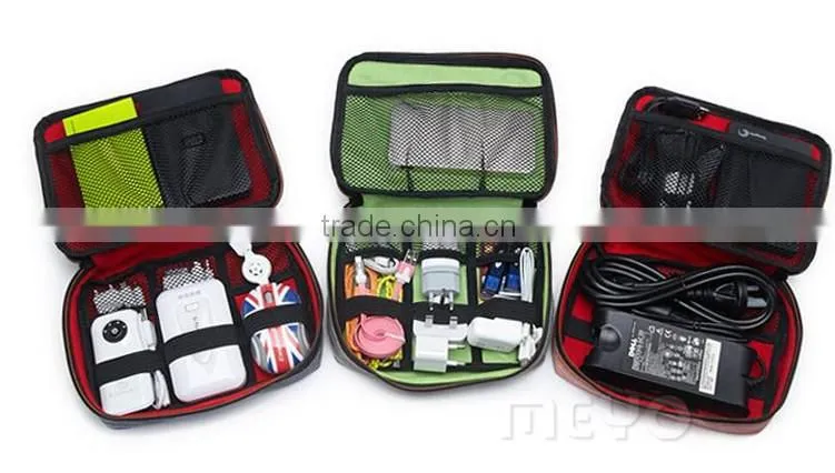 Popular portable digital organize bag for data cable and digital products