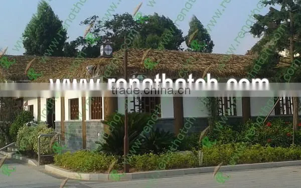Fire retardant synthetic thatch roof, gazebo