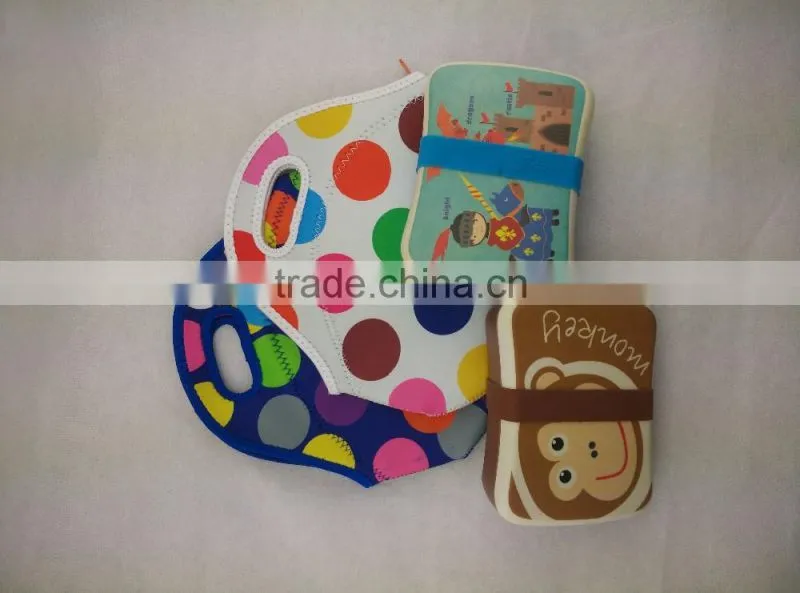 Bamboo fiber biodegradable and eco BPA free children Kids lunch box